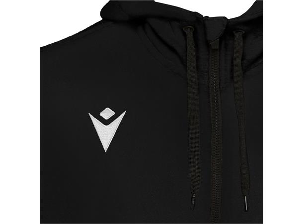 Zither Full Zip Hoody BLK S Hettejakke i myk bomullsmiks 
