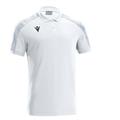 Rock Polo WHT/SILVER M Teknisk poloskjorte